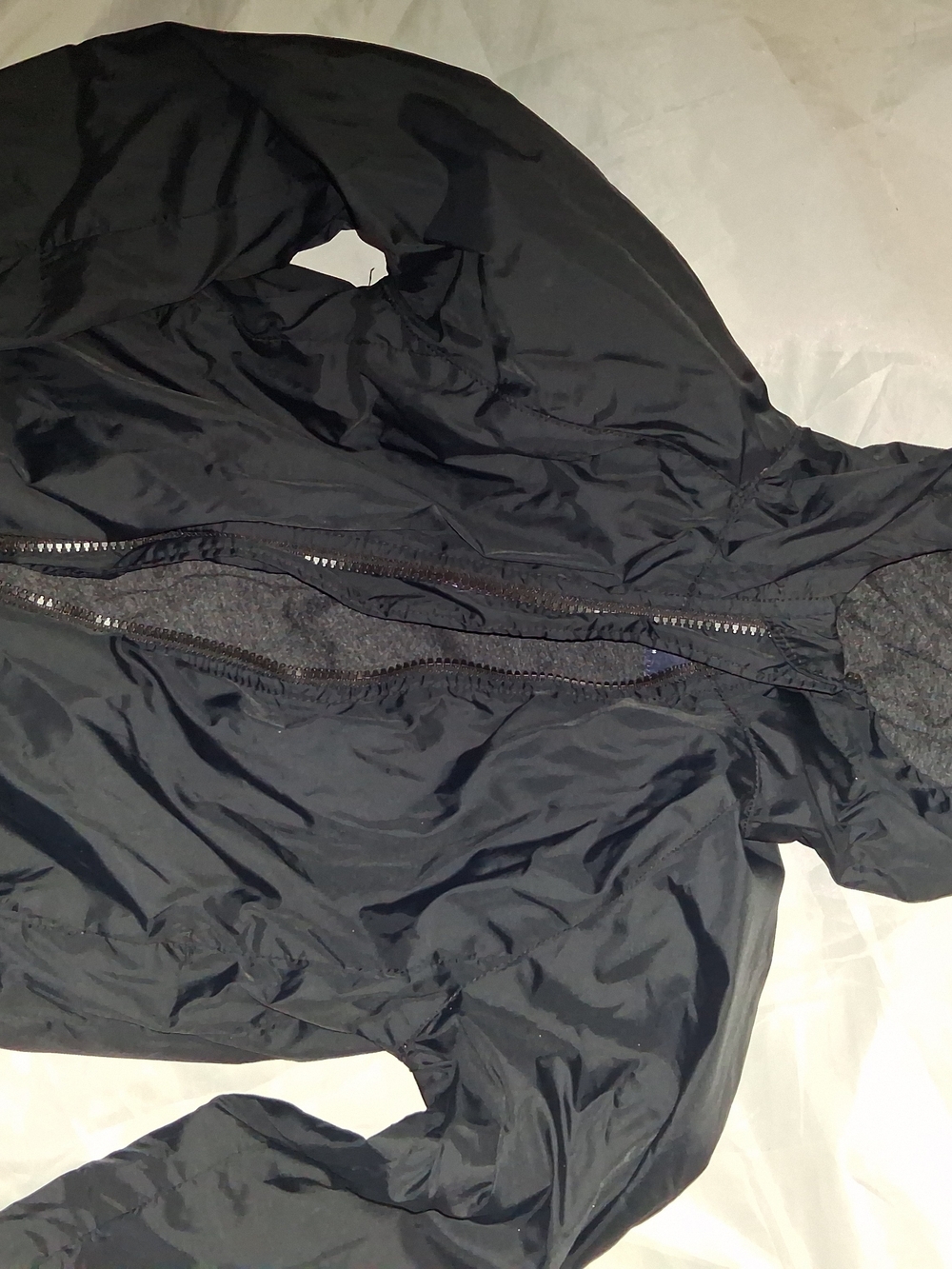 The Children's Place Black Hooded Jacket with Full Zipper